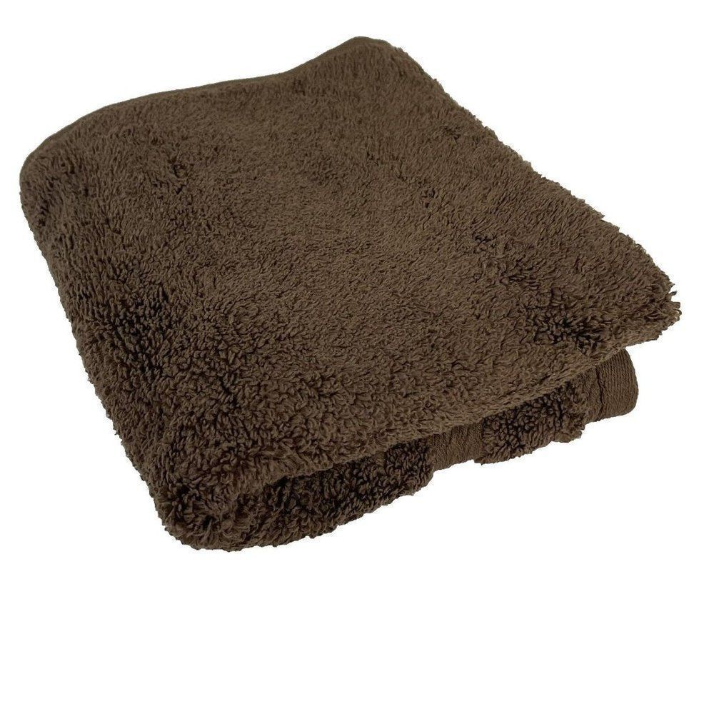 NEW Nautica 1 Hand Towel  Espresso Color 100% Cotton Brown Bathroom Linen Coffee